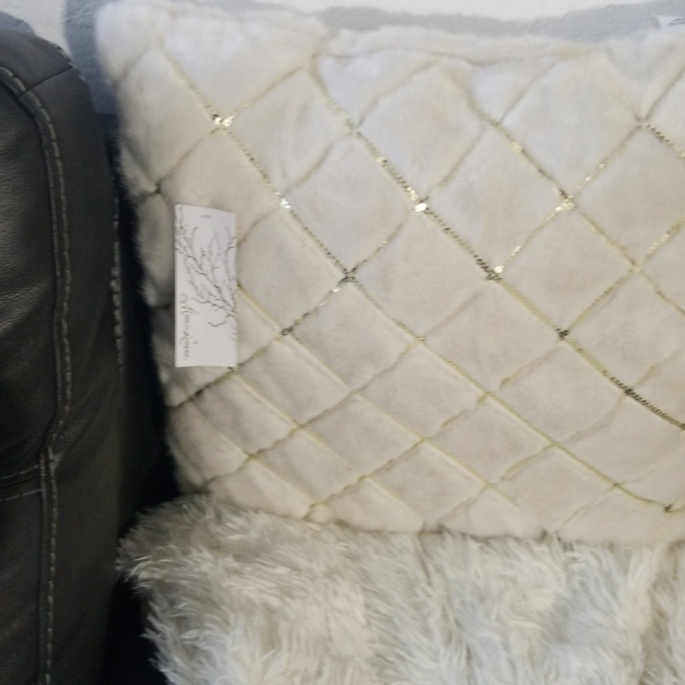 A one decorated pillow